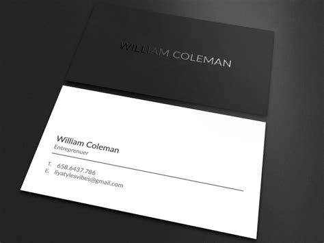 Design Minimalist Business Card Design By Joyayafi Fiverr