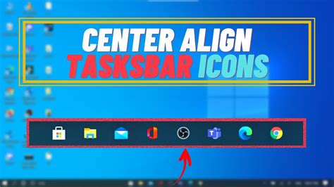 How To Center Taskbar Icons Windows 10 Step By Step Process Youtube