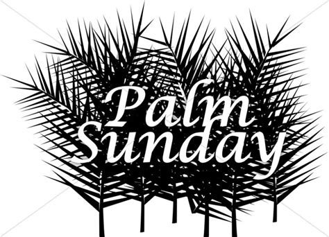 Palm Sunday Clipart Black And White 10 Free Cliparts Download Images