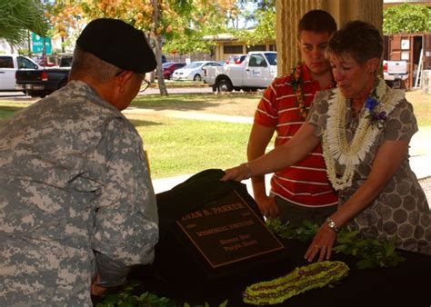 9th Mission Support Command Dedicates Pavilion To Fallen Hero Article