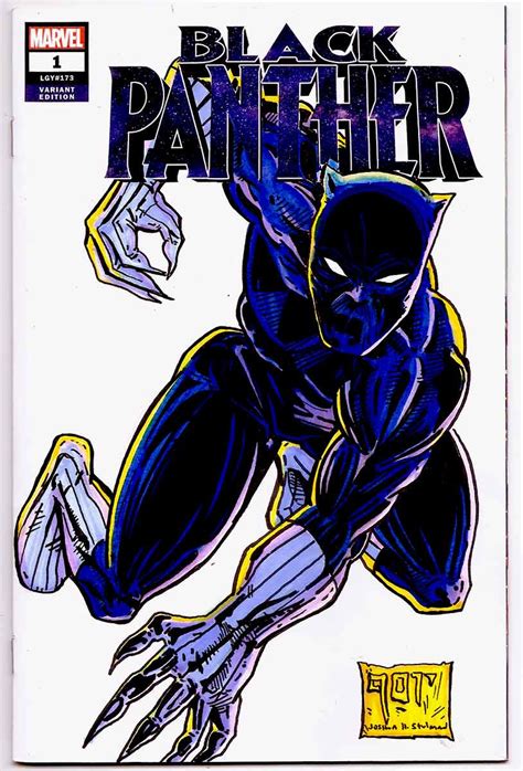 Black Panther 01 Original Art Sketch Cover By Joshua H Stulman
