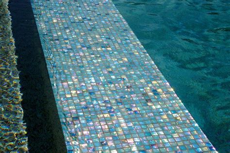 Iridescent Glass Tile For Pools Glass Designs