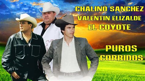 Chalino Sanchez Valentin Elizalde El Coyote Mix Exitos Puros