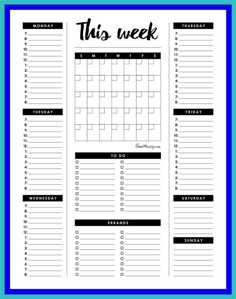 20 Franklin Covey Daily Planner Template Artofit