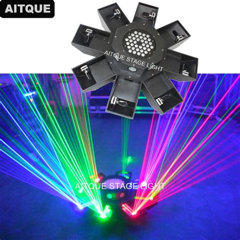 Dj Lights Laser Show Projector 8eye Rgb Ufo Wide Beam Laser Light Stage