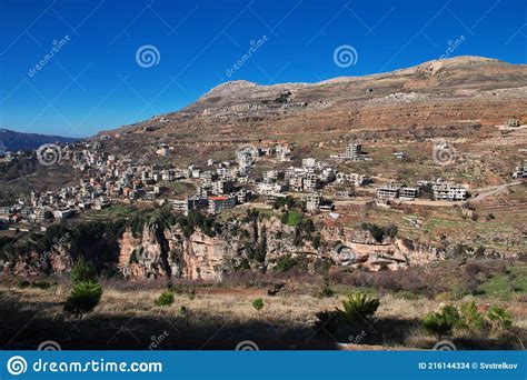 The Village In Kadisha Valley Lebanon Stock Photo Image Of Bsharri