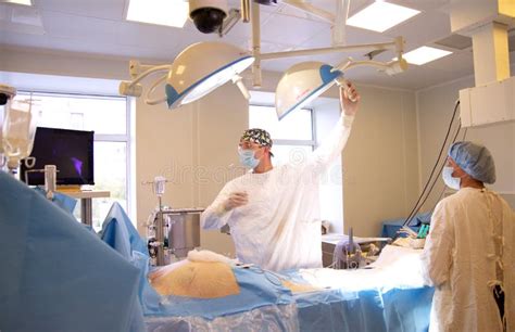 Heart Surgeon Performs Open Heart Surgery Editorial Image Image Of