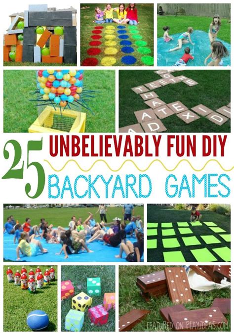 25 Unbelievably Fun Diy Backyard Games For Kids Backyard