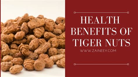 Health Benefits Of Tiger Nuts 9 Incredible Health Benefits Of Tiger