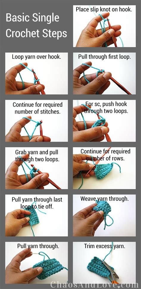 Basic Single Crochet Crochet Tutorial Crochet