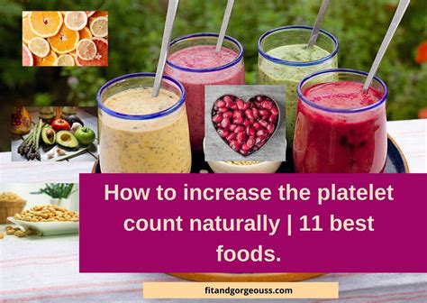 How To Increase The Platelet Count Naturally 12 Best Foods Fit