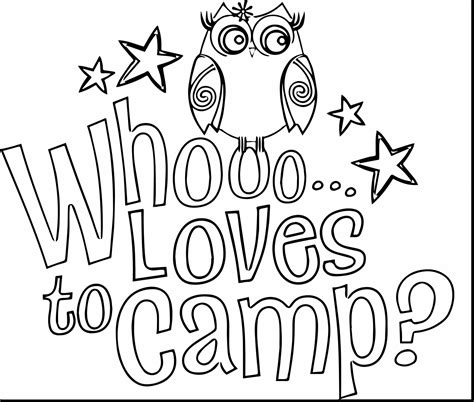 Incredible Girl Scout Clip Art With Camping Coloring Pages