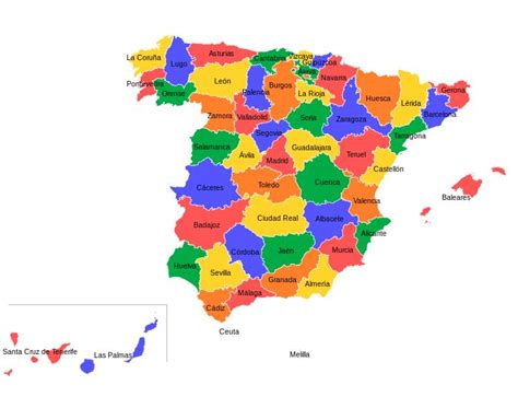Lista De Provincias De España