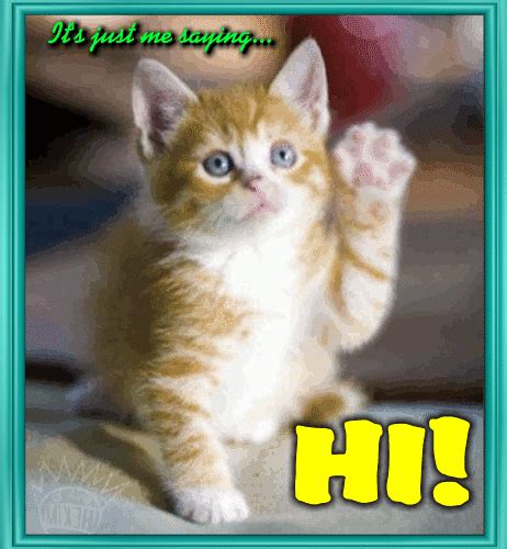 Its Just Me Saying Hi Free Hi Ecards Greeting Cards 123 Greetings