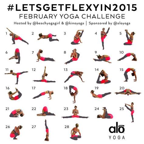 Letsgetflexyin2015 February Yoga Challenge Week 1