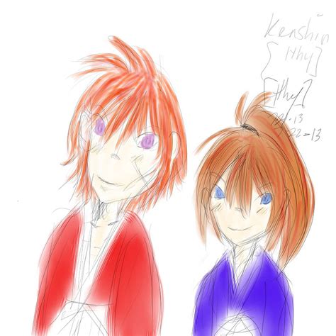 Kenshin And Kenji By Ithydoodles On Deviantart