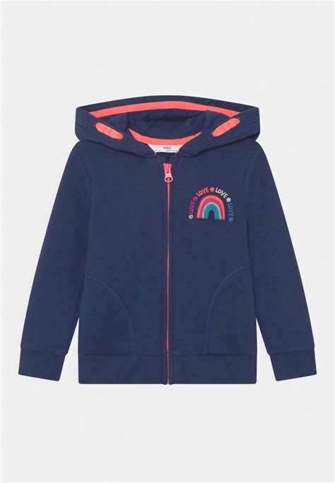 Marks And Spencer Rainbow Hoodie Sweatjacke Navyblau Zalandoch