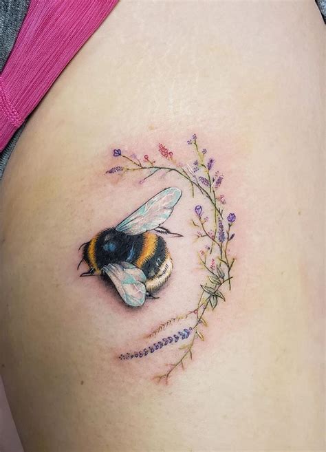 Bee Tattoo Bee Tattoo Stitch Tattoo Sleeve Tattoos For Women