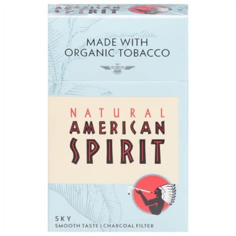 American Spirit Natural Sky Cigarettes 20 Pk Kroger