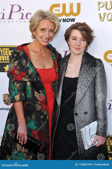 Emma Thompson Gaia Romilly Wise Editorial Stock Image Image Of Fame Style