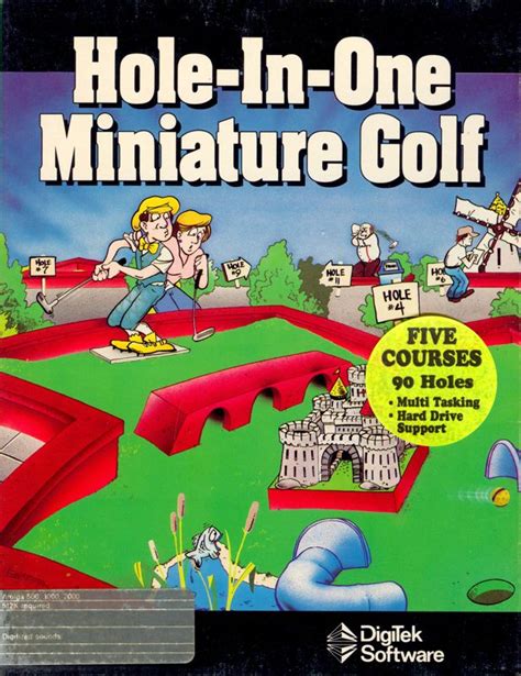 hole in one miniature golf promo art ads magazines advertisements mobygames