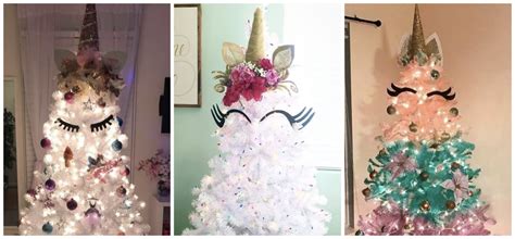 Unicorn Christmas Trees Are One Of The Most Adorable Trends This Season
