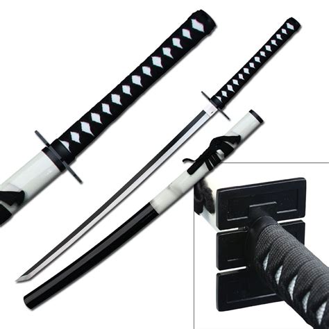 40 Black And White Japanese Swords And Katanas Sword W Scabbard