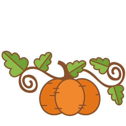 Fall Pumpkin SVG Scrapbook Cut File Cute Clipart Files For Silhouette