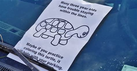 Anonymous Hero Fights Asshole Drivers With This Parking Note Bored Panda