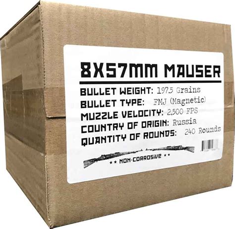 792x57mm Mauser Ammo Bulk 792x57mm Mauser Ammo For Sale