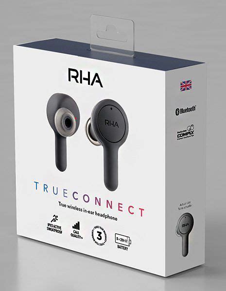 An Image Of The New Rha Trueconnect Earbuds In Packaging