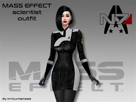 The Sims Resource Mass Effect Scientist Casual Outfit