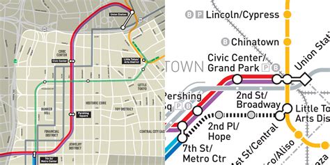 Official Future Map Los Angeles Metro Rail The