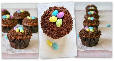 cupcakes and couscous chocolate easter nest cupcakes