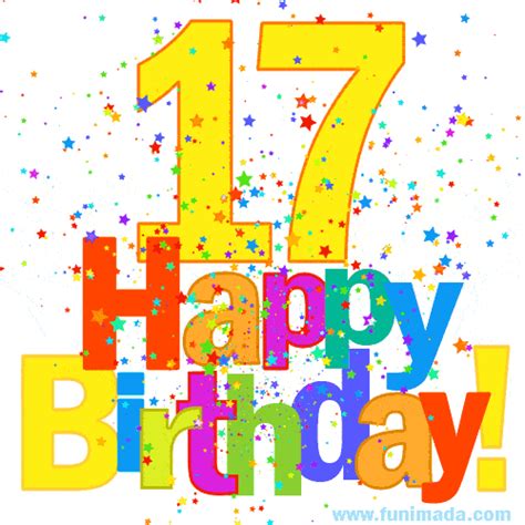 Happy 17th Birthday Animated S Download On Clip Art Library