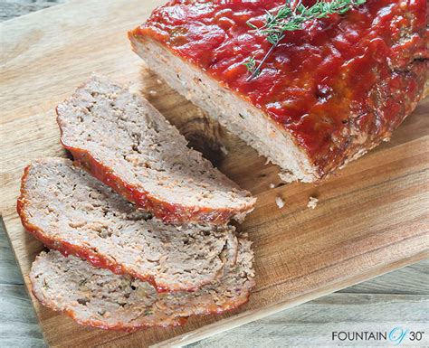 The Most Healthy And Easy Meatloaf Recipe Fountainof30 Com