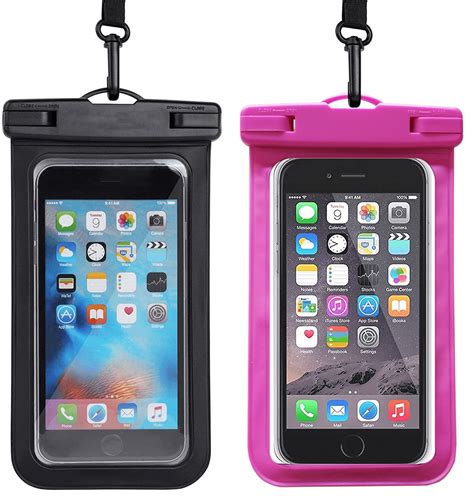 Waterproof Phone Pouch 2 Pack Waterproof Phone Case Transparent Pvc