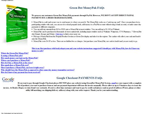 Green dot cards are different than credit cards because they're prepaid. Internet Scammers: Feb 8, 2011