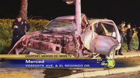 Shooting Causes Dramatic Crash In Merced Abc30 Fresno