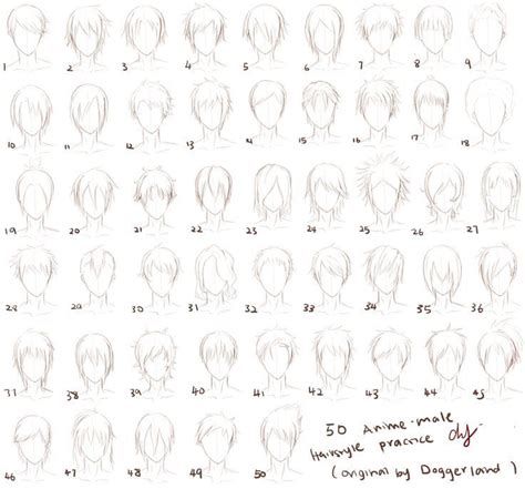 Anime male hairstyles drawing reference. pretty hairstyles for male anime hairstyles must see anime ...