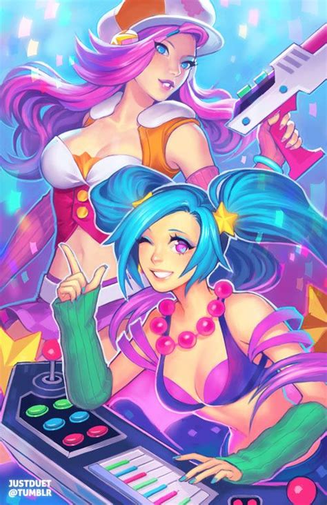 Arcade Miss Fortune and Sona Miss fortune Cómics y Cómic