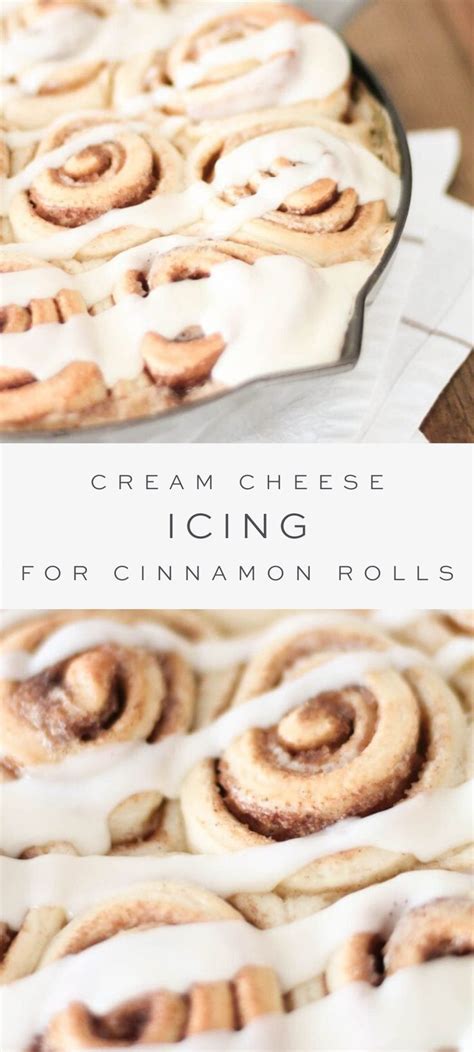 We earn a commission for products purchased through some links in thi. Cinnamon Rolls With Cream Cheese Icing Without Powdered ...