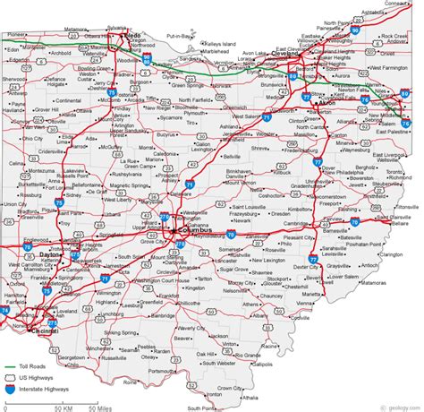 Maps Ohio Map Of Ohio Cities Ohio Road Map Map Map
