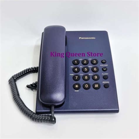 Jual Telepon Meja Kantor Telpon Kabel Rumah Panasonic Kx Ts505