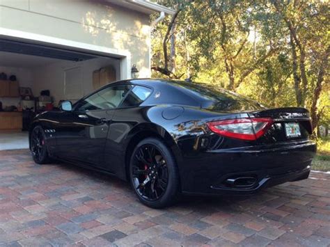 Sell Used 2013 Maserati Granturismo Black With Black Leather In Orlando
