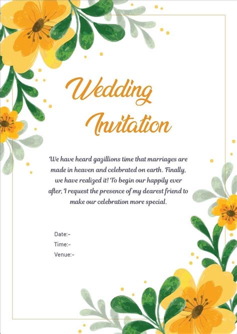 Check Out 40 Best Marriage Invitation Message from the Couple