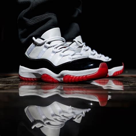 Bit.ly/2hkidvg today i'm reviewing the upcoming air jordan 11 low. Air Jordan 11 Low Releasing in a Bred/Concord Colorway