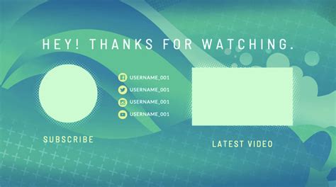 45 Best YouTube End Card Templates Using A YouTube End Screen Maker