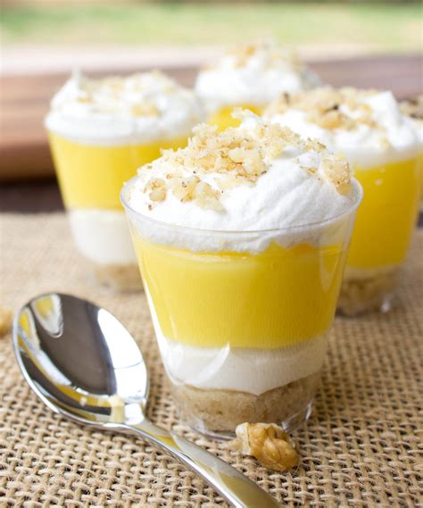 These No Bake Lemon Flavored Dessert Shooters Are The Perfect Summertime Treat And Can Be