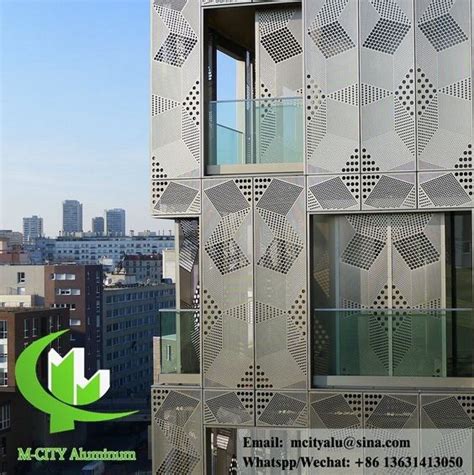 Professional Aluminium Building Cladding Waterproof Aluminum Facade Panels